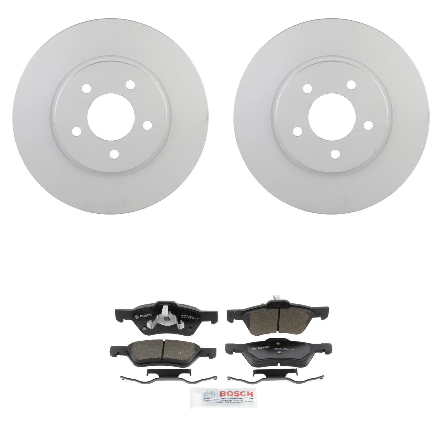 Set of 4 Bosch Quietcast Ceramic Disc Brake Pads for Ford Escape