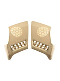 Speaker Cover 2 x Beige Plastic Left & Right for Mercedes W210 (1995–2003)
