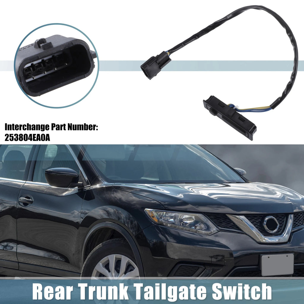 Rear Trunk Tailgate Switch for Nissan Rogue (2017–2022) 253804EA0A