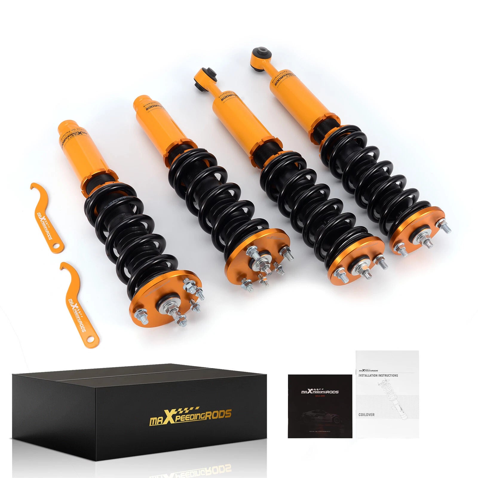 Twin-Tube Coilover Suspension Kit for Honda Accord (1998–2002) Adjustable Height