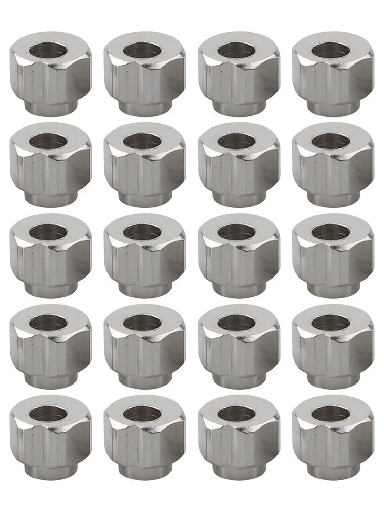 Set of 20 Eccentric Spacer Nuts for Engraving Machines