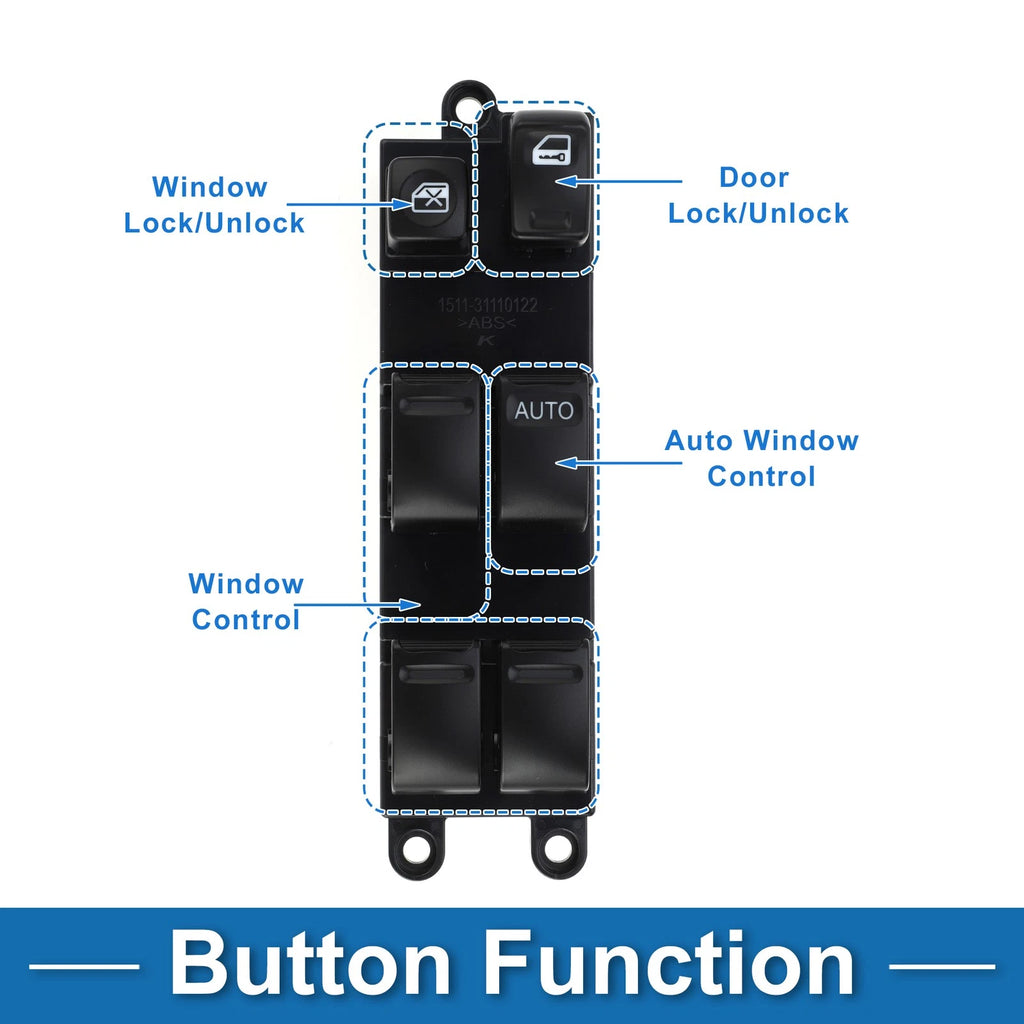 Power Window Switch for Nissan Frontier Navara (2005–2023) 25401AL500