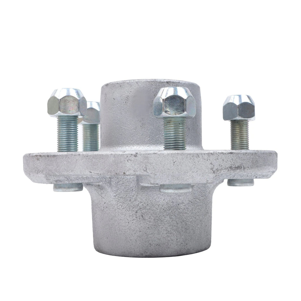 Set of 4 Galvanized Trailer Hub Kits for 3500 lbs Spindle (Fits 5 on 4.5")