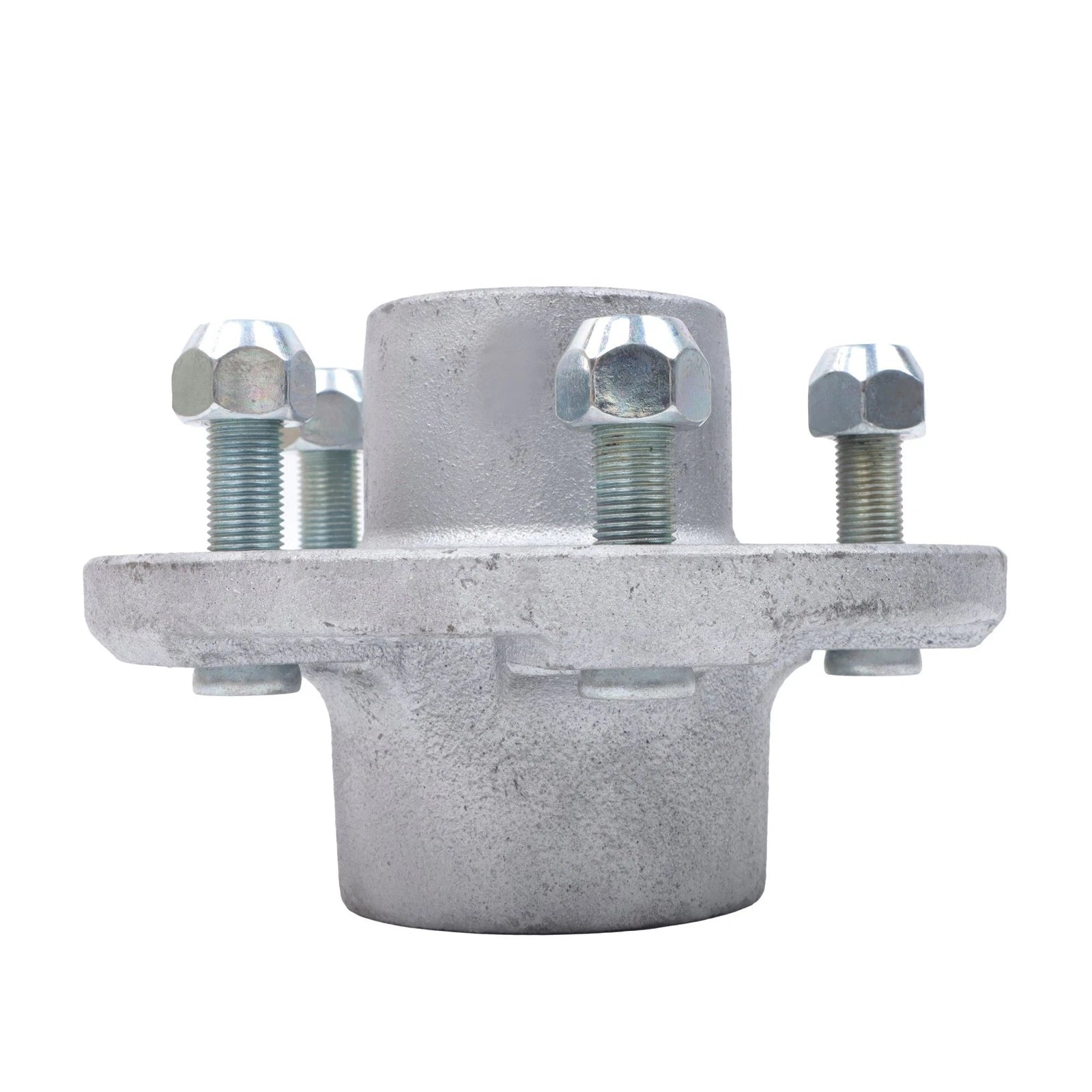 Set of 4 Galvanized Trailer Hub Kits for 3500 lbs Spindle (Fits 5 on 4.5")