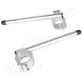 51mm Clip On Handlebar Fork Tubes  Universal for Motorcycle Silver