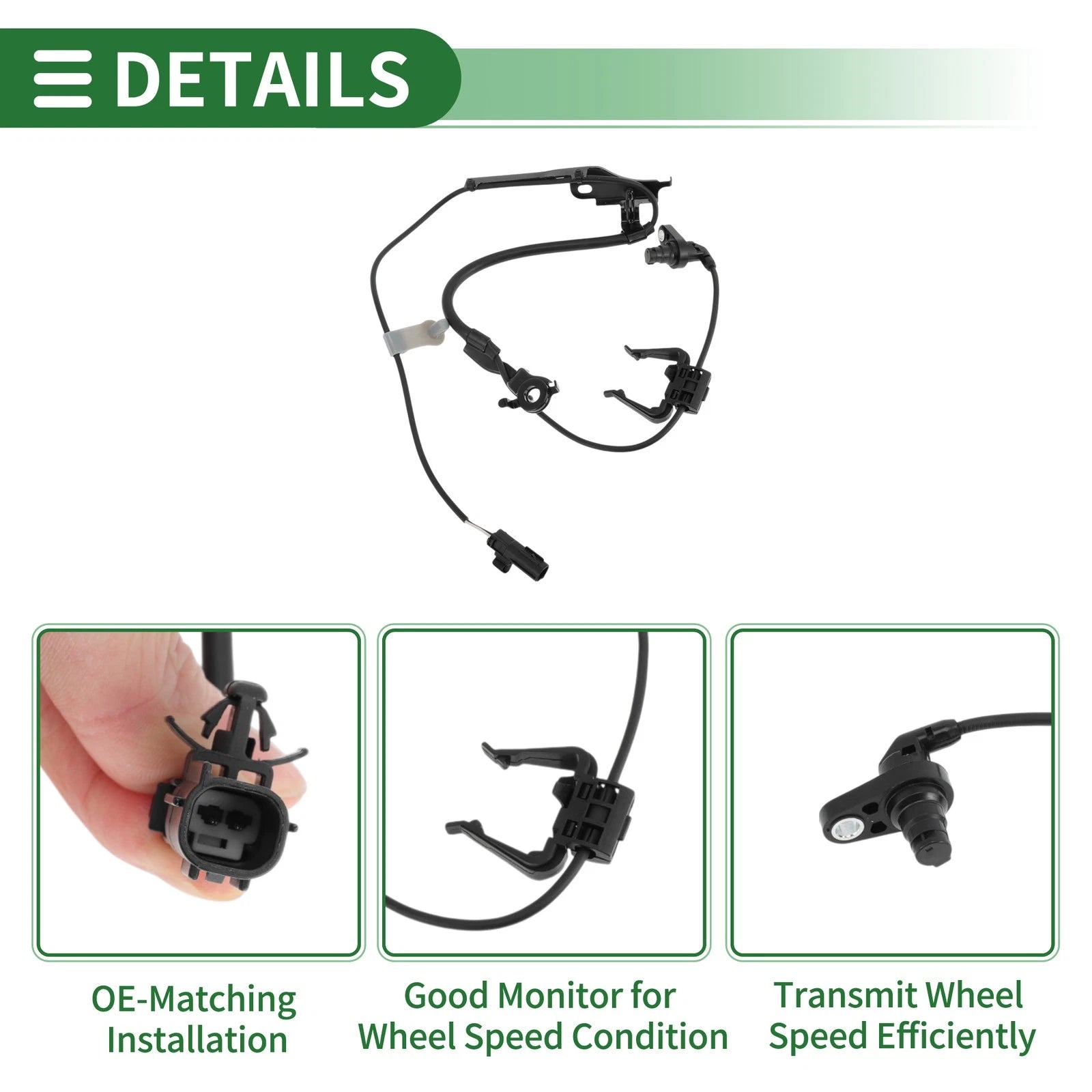 ABS Wheel Speed Sensor No. 895420E09 for Toyota Highlander (2011–2015)
