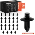 30Pcs 7mm Nylon Bumper Retainer Clips for Subaru 