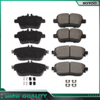 Front and Rear Brake Ceramic Pads for Infiniti QX30, Mercedes-Benz B250 (2013–2019)