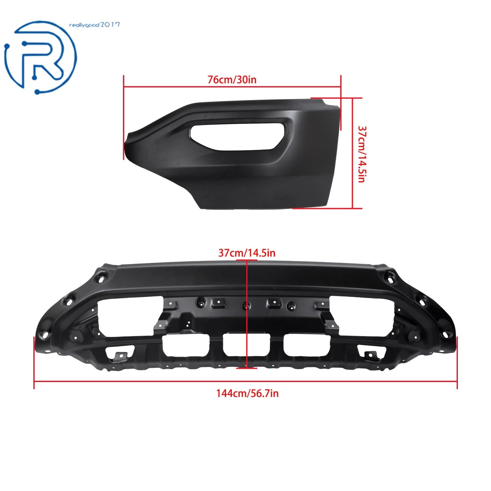 Front Bumper for GMC Sierra 1500 (2016-2018) with Fog Lamp Hole