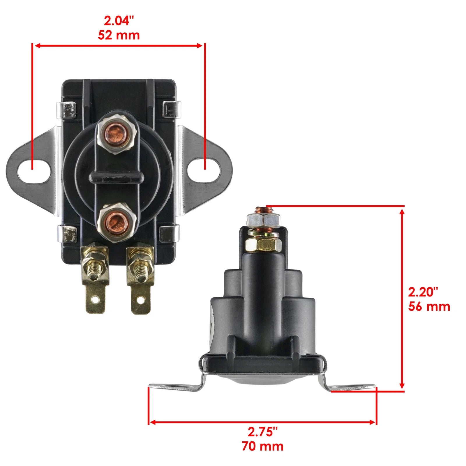 Solenoid for Mercury Marine (89-818864T, 89-96158, 89-96158T)