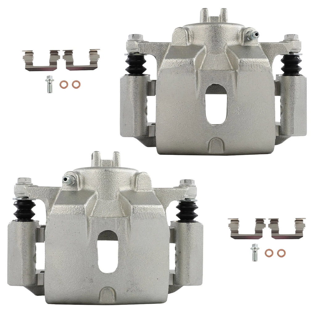 Set of 2 Front Brake Calipers with Bracket for Honda Pilot (2003–2008)
