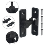 Heavy Duty Barn Door Lock Latch for Sliding Doors (90 Degree)