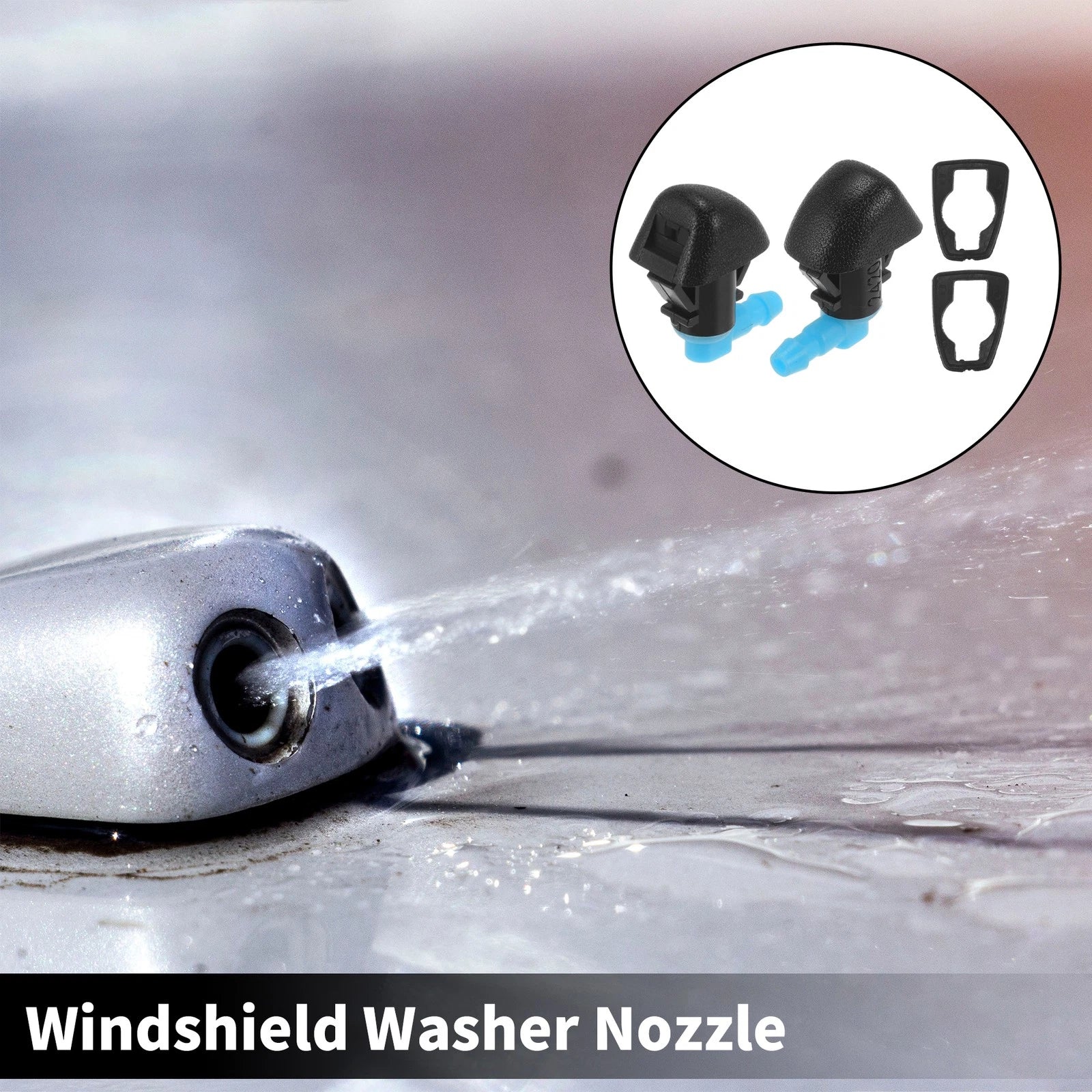 2 Pcs Front Windshield Washer Nozzle for Honda Odyssey (2011–2017) No. 76810SZAA01ZA