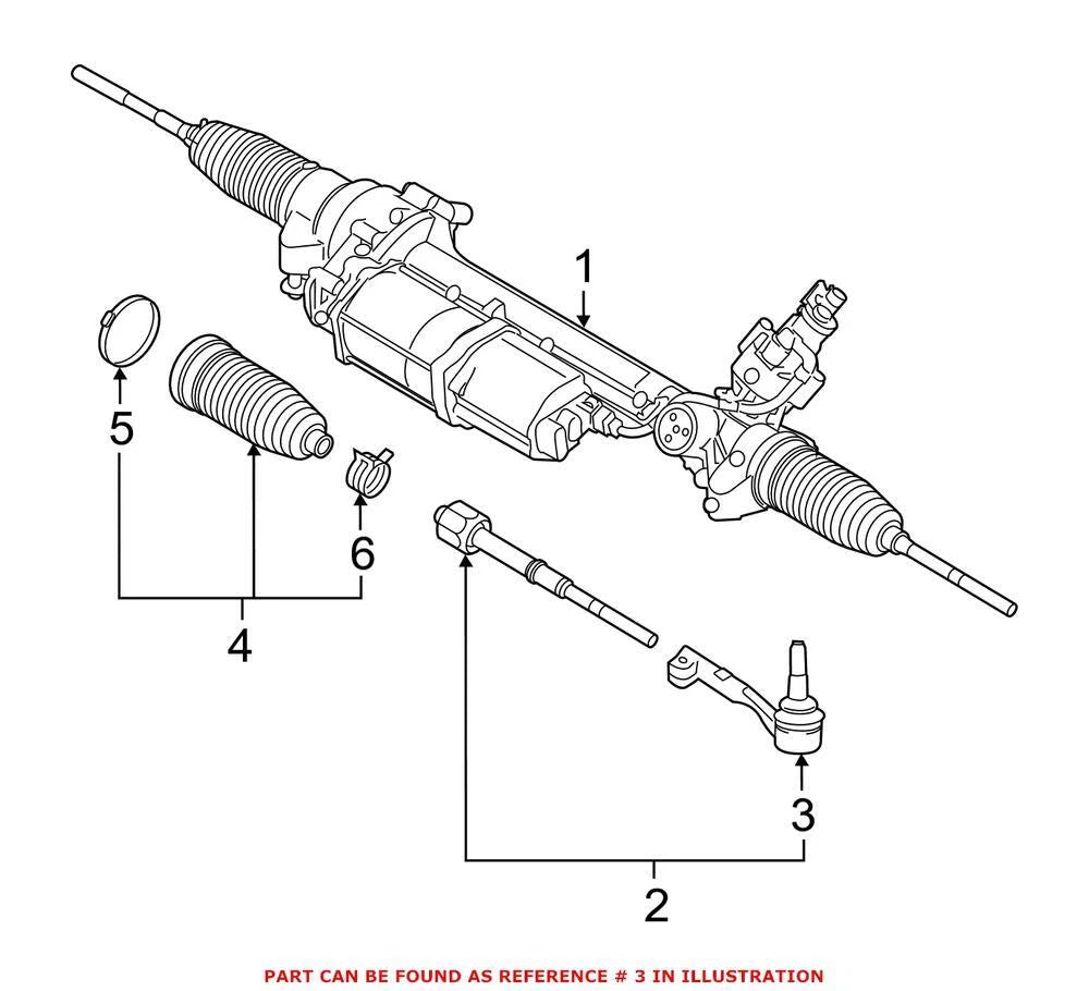 Outer Steering Tie Rod End for BMW i8 (2014–2020)