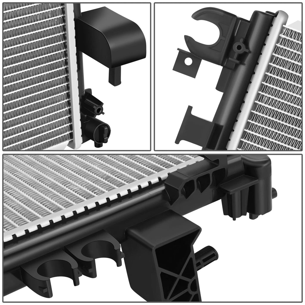 Aluminum Core Radiator for Jeep Gladiator Wrangler JL 2.0L 3.6L (2018–2023) DPI 13754