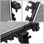 Aluminum Core Radiator for Jeep Gladiator Wrangler JL 2.0L 3.6L (2018–2023) DPI 13754
