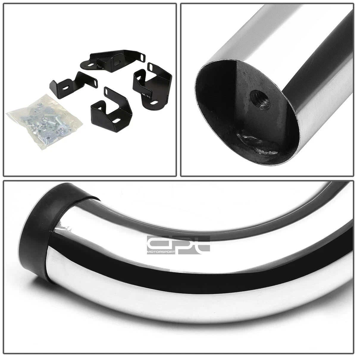Chrome 3" Side Step Nerf Bar Running Board for Toyota Tacoma (2001–2004)