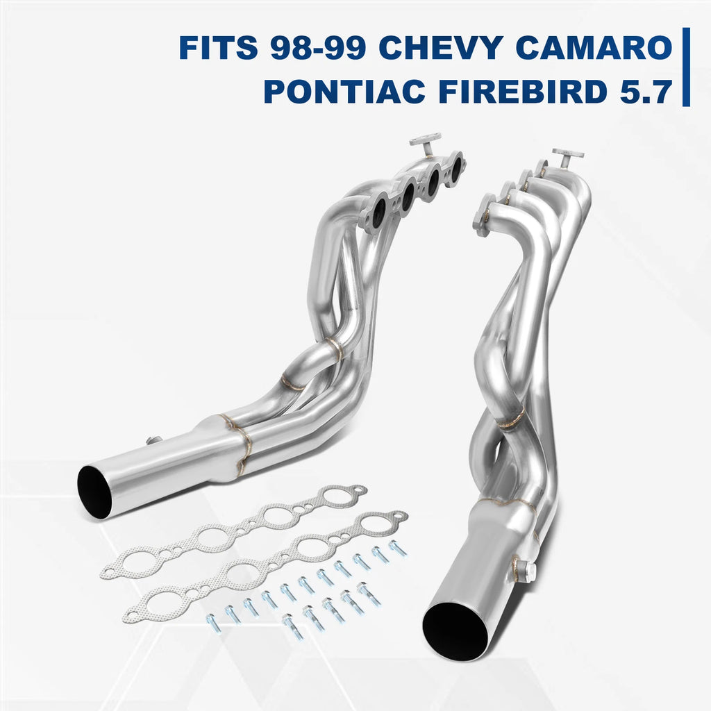 Stainless Steel Exhaust Header for Chevy Camaro, Pontiac Firebird (1998–1999)