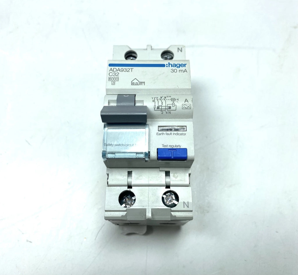 2X Circuit Breaker Switch Hager ADA932T for C32 (240V)