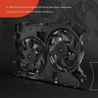 Dual Cooling Fan Assembly for Ford Fusion Lincoln MKZ (2010–2012)