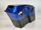 Right Saddlebag Lid & Hardware for Harley Touring (2007) - Blue/Black