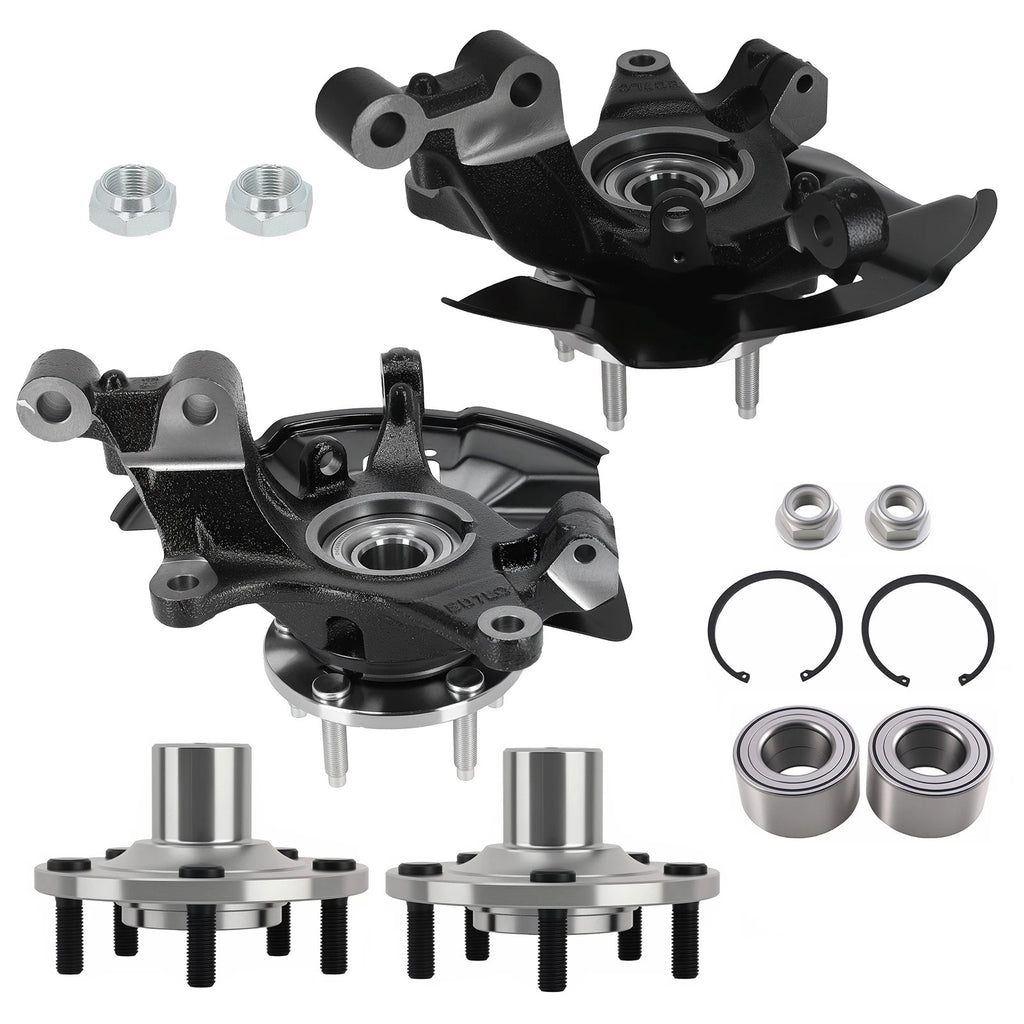 Front Steering Knuckle Hub Assembly for Ford Edge Lincoln MKX (2007–2010)