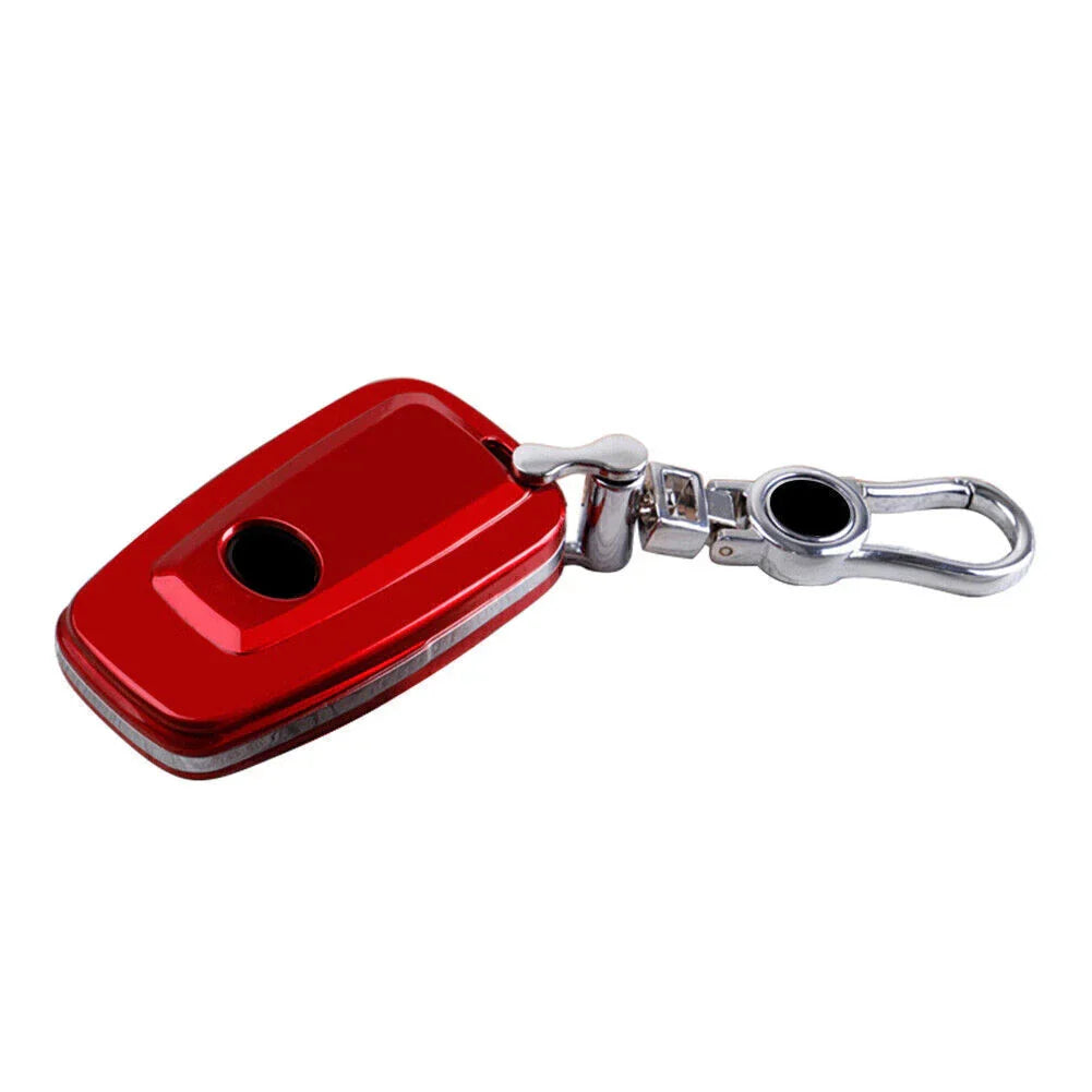 Red Remote Key Fob Case for Toyota Camry Corolla C-HR Prado RAV4 Prius