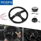14" Steering Wheel with Quick Release & Adapter 110H for Civic Integra (1992–2001)