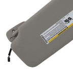 Gray Passenger Sun Visor for Chevrolet GMC Sierra (2007–2014) W/ Light 22850310
