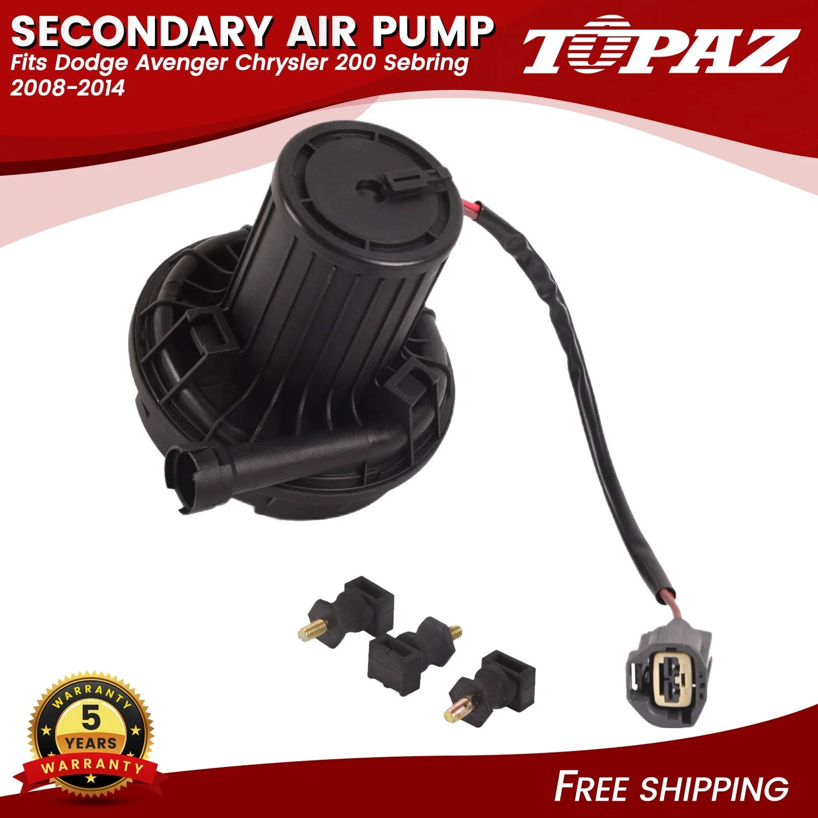Secondary Air Pump for Dodge Avenger Chrysler 200 Sebring (2008–2014)
