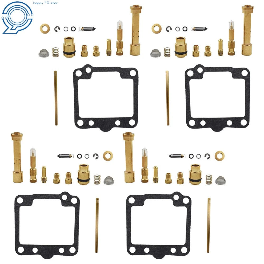 Set of 4 Carburetor Rebuild Kits for Suzuki GS650E GS650G GS650GL (1981–1983)
