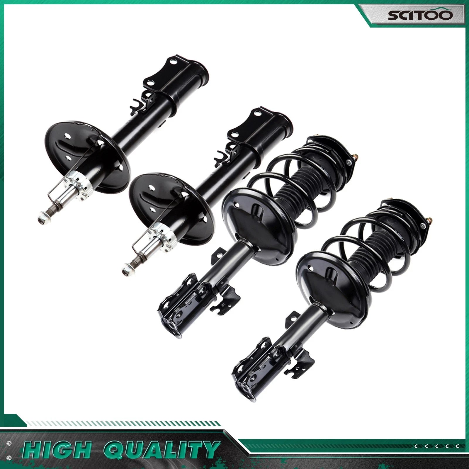 2X Front Struts Coil Springs & 2X Rear Shocks for Lexus ES300 Camry (2002–2003)
