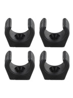 Set of 4 Marine Boat Clips for Stowage Rod Holder (1 Inch Diameter)