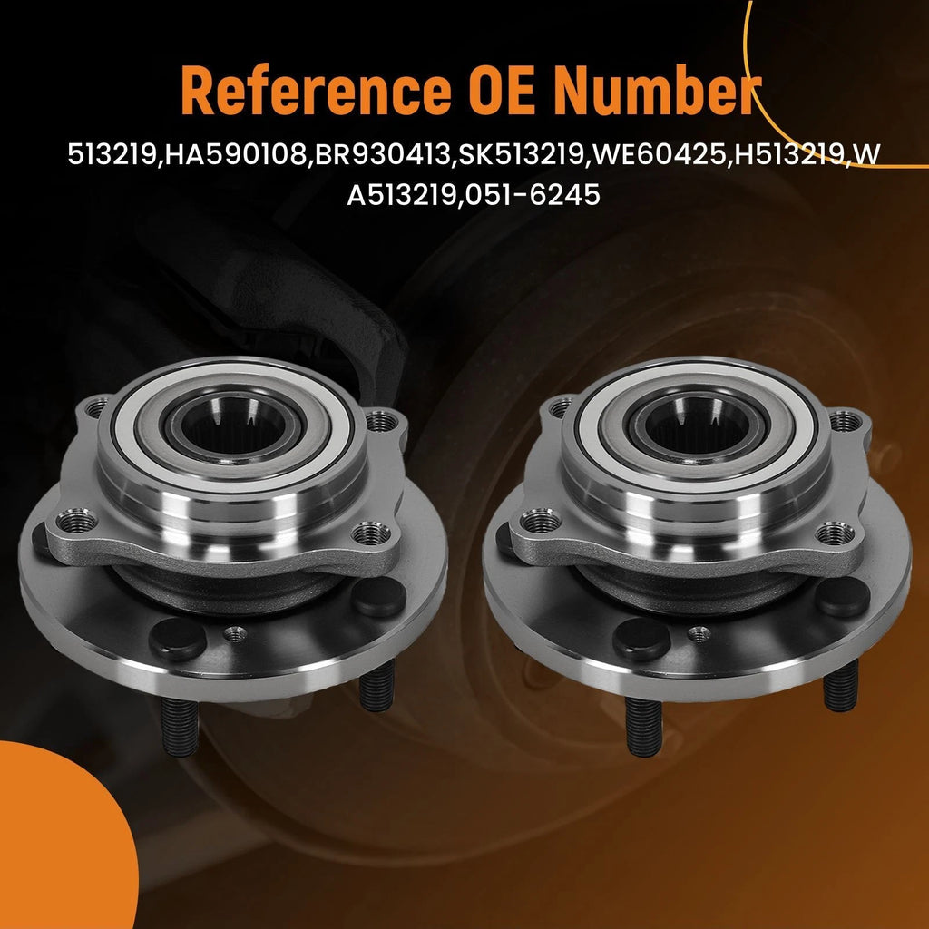 Front Wheel Bearing Hub Assembly for Mitsubishi Endeavor (2004–2011) HA590108