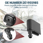 Windshield Washer Nozzle Set for Mercedes-Benz (with Hose & Connectors)