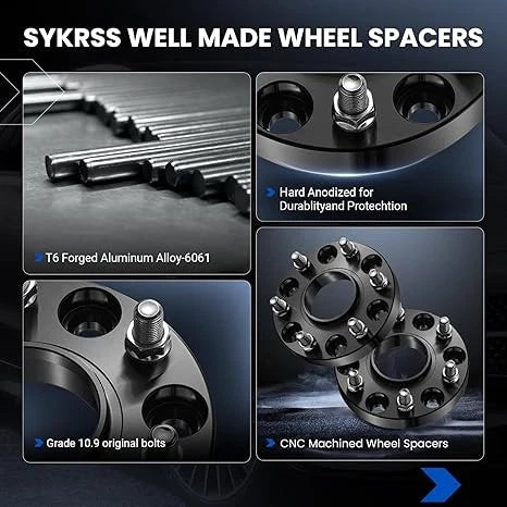 Set of 4 HubCentric Wheel Spacers for Dodge RAM 1500 (2019–Present)