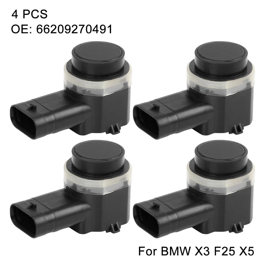 Set of 4 PDC Bumper Reverse Parking Sensors 66209270491 for BMW X3 F25 X5 E70 X6 F07