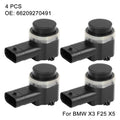 Set of 4 PDC Bumper Reverse Parking Sensors 66209270491 for BMW X3 F25 X5 E70 X6 F07