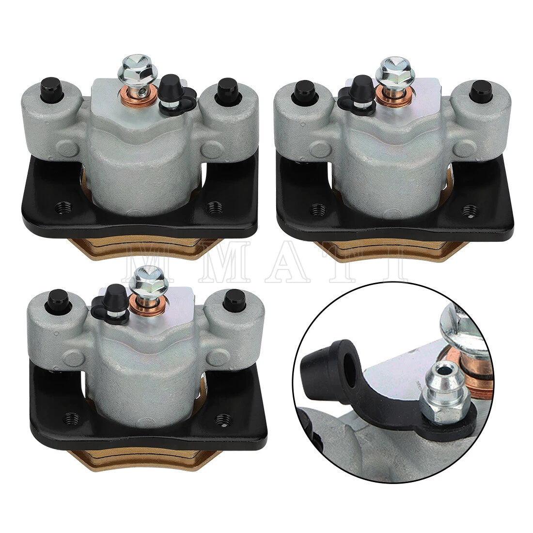Front & Rear Brake Calipers w/ Pads for Arctic Cat ATV 700 1000 (2008–2017)