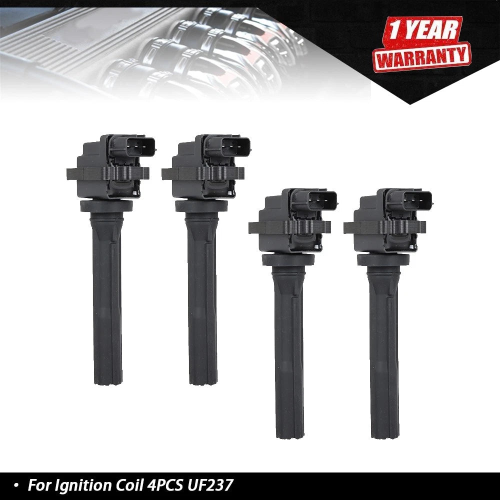 Set of 4 Ignition Coils for Suzuki Vitara Aerio Esteem Chevrolet Tracker (1999–2005)