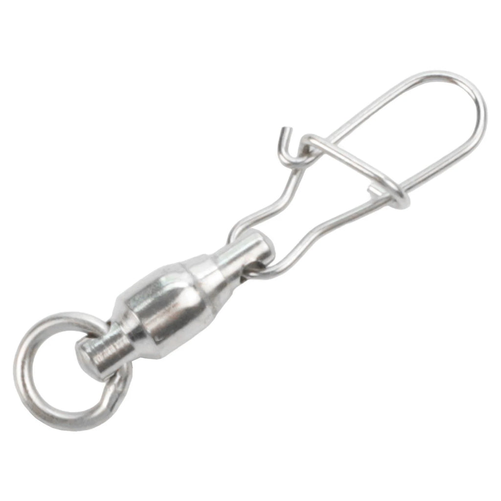 Set of 10 Fishing Swivel Connectors for Lure Fishing (3 Sizes)