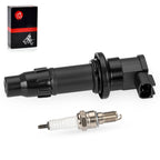 Ignition Stick Coil w/ Iridium Spark Plug for Honda CRF250R (2004) 30700-KRN-671