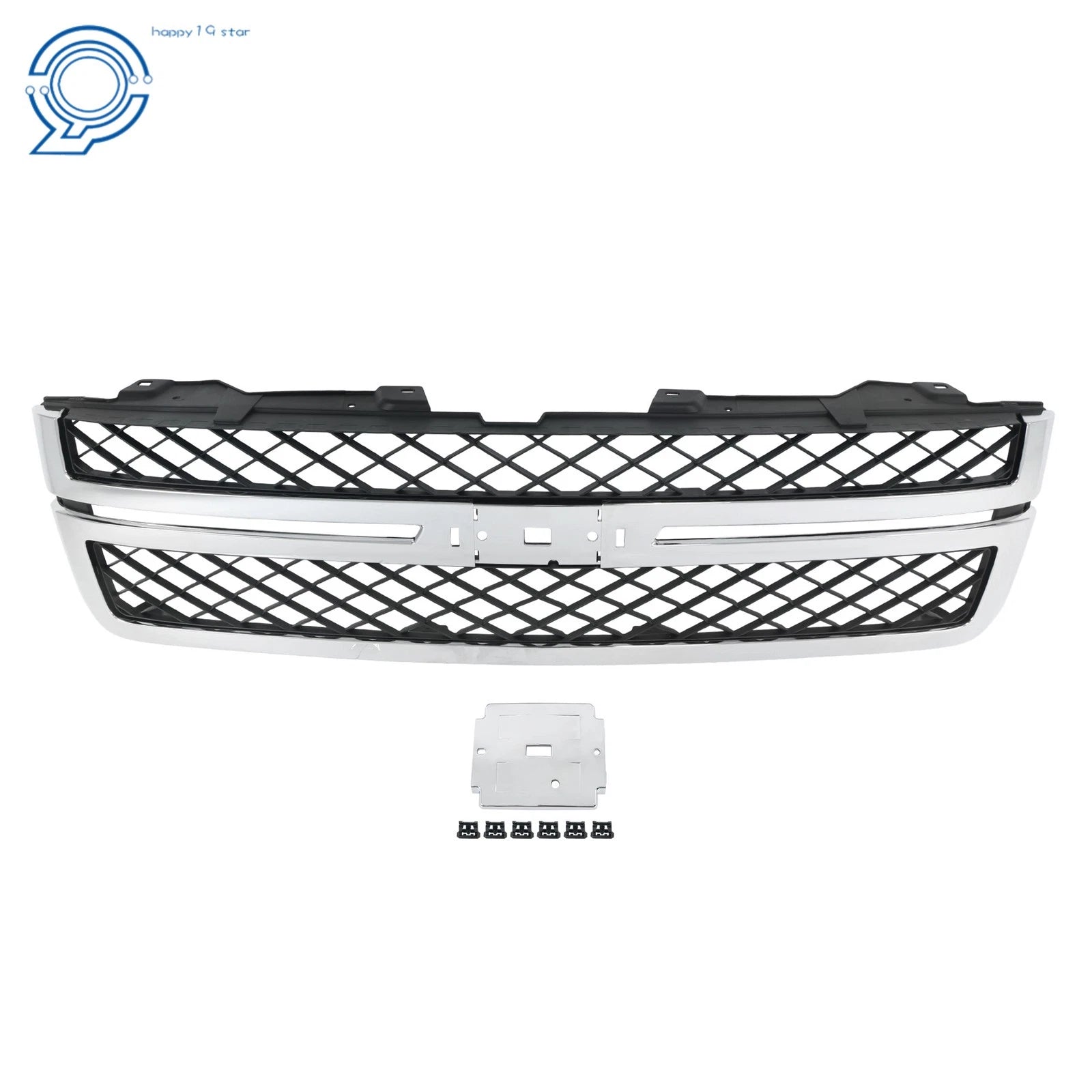 Front Bumper Grille for Chevy Silverado 2500 HD 3500 HD (2011-2014)
