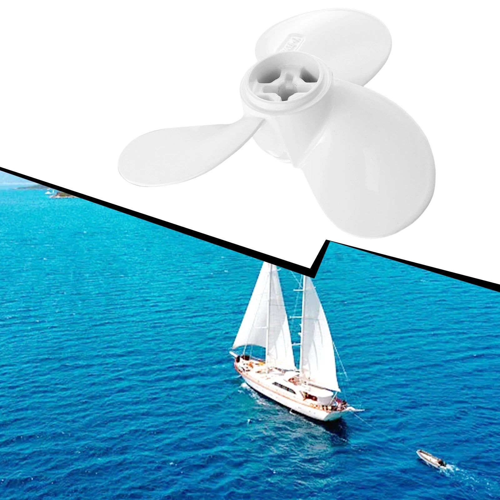 3-Blade Aluminum Alloy Propeller for HANGKAI 3.5HP (2010–2023)