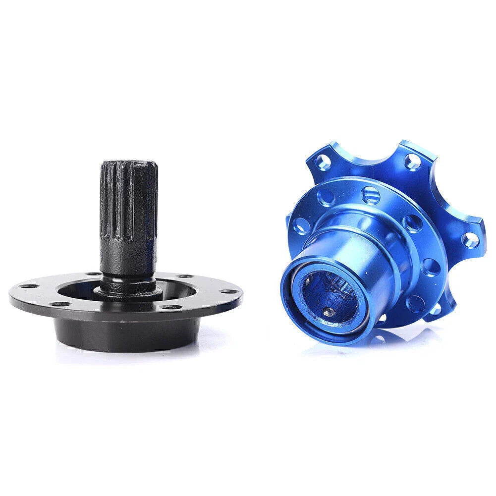 Steering Wheel Quick Release Hub Adapter for Sparco Momo Blue