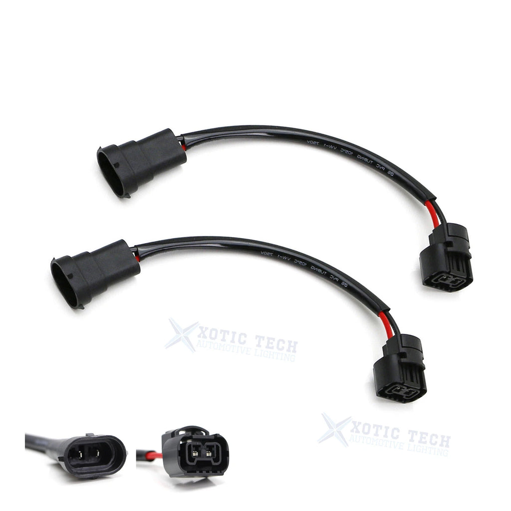 H11 H8 to 5202 2504 Socket Conversion Pigtail Harness Wires for Retrofit (2011-2024)