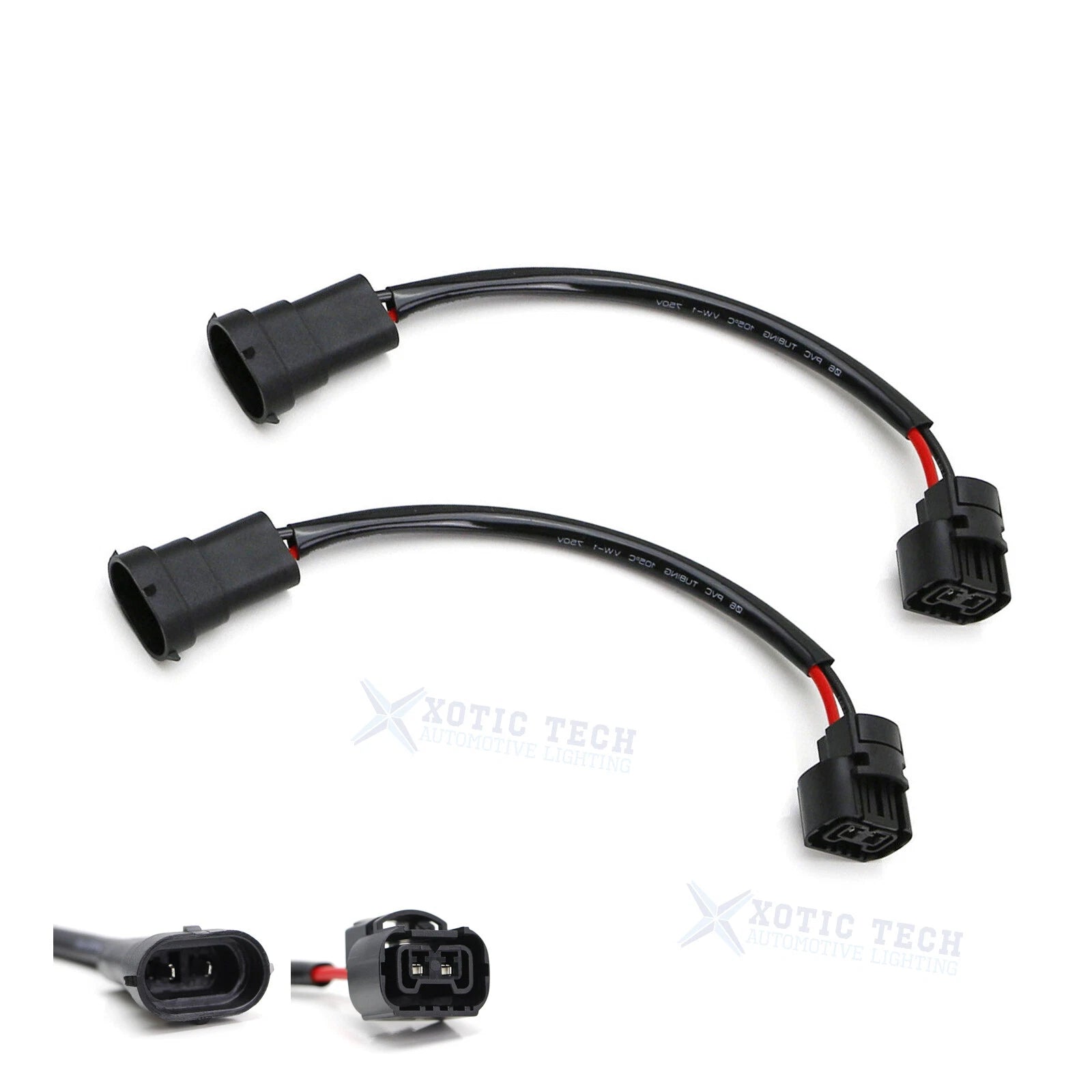 H11 H8 to 5202 2504 Socket Conversion Pigtail Harness Wires for Retrofit (2011-2024)