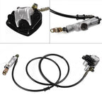 Rear Hydraulic Brake Caliper Assembly and Disc Rotor Kit for ATV 50-125cc