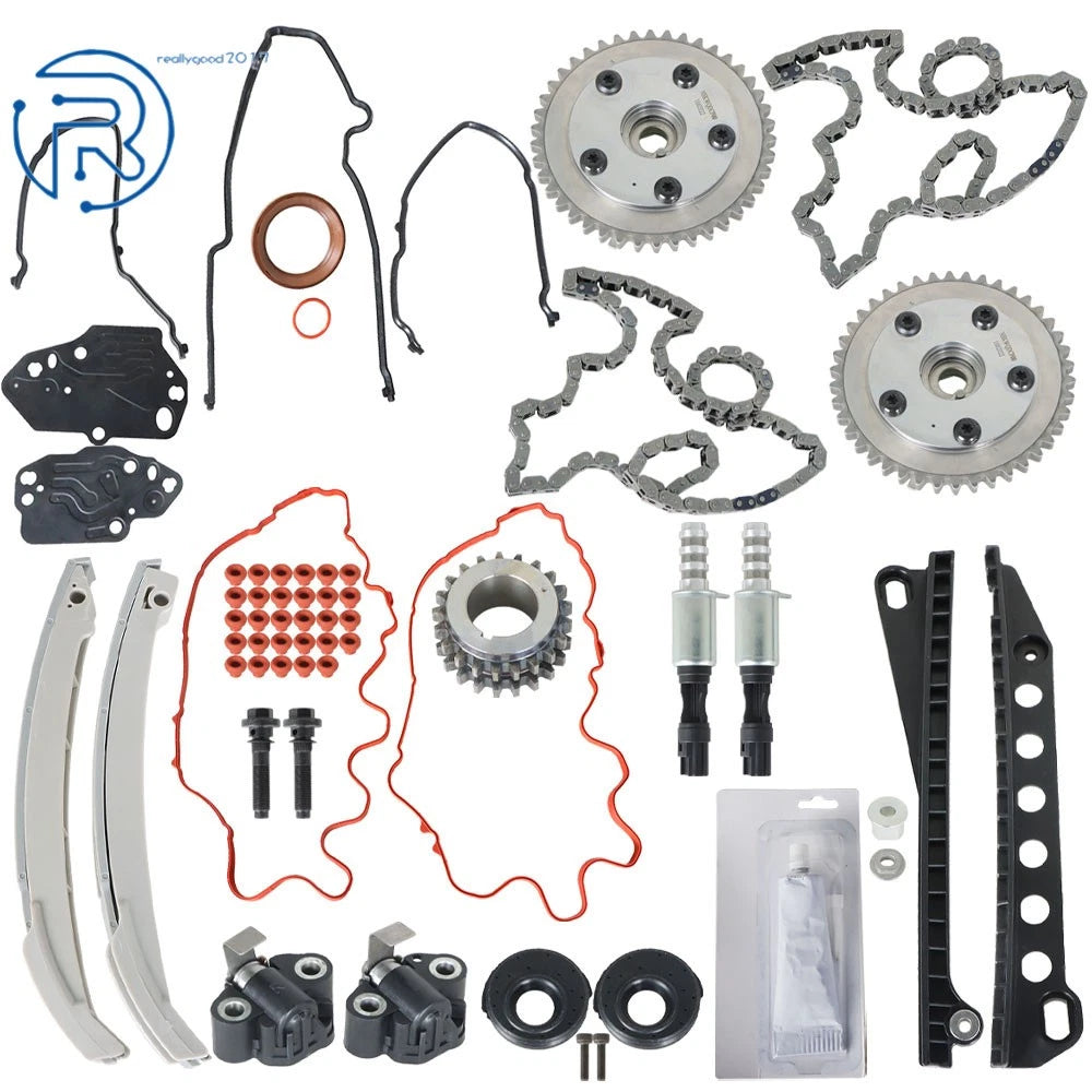 Timing Chain Kit & Cam Phasers & VVT Valves for Ford F150 Lincoln (2004–2008)