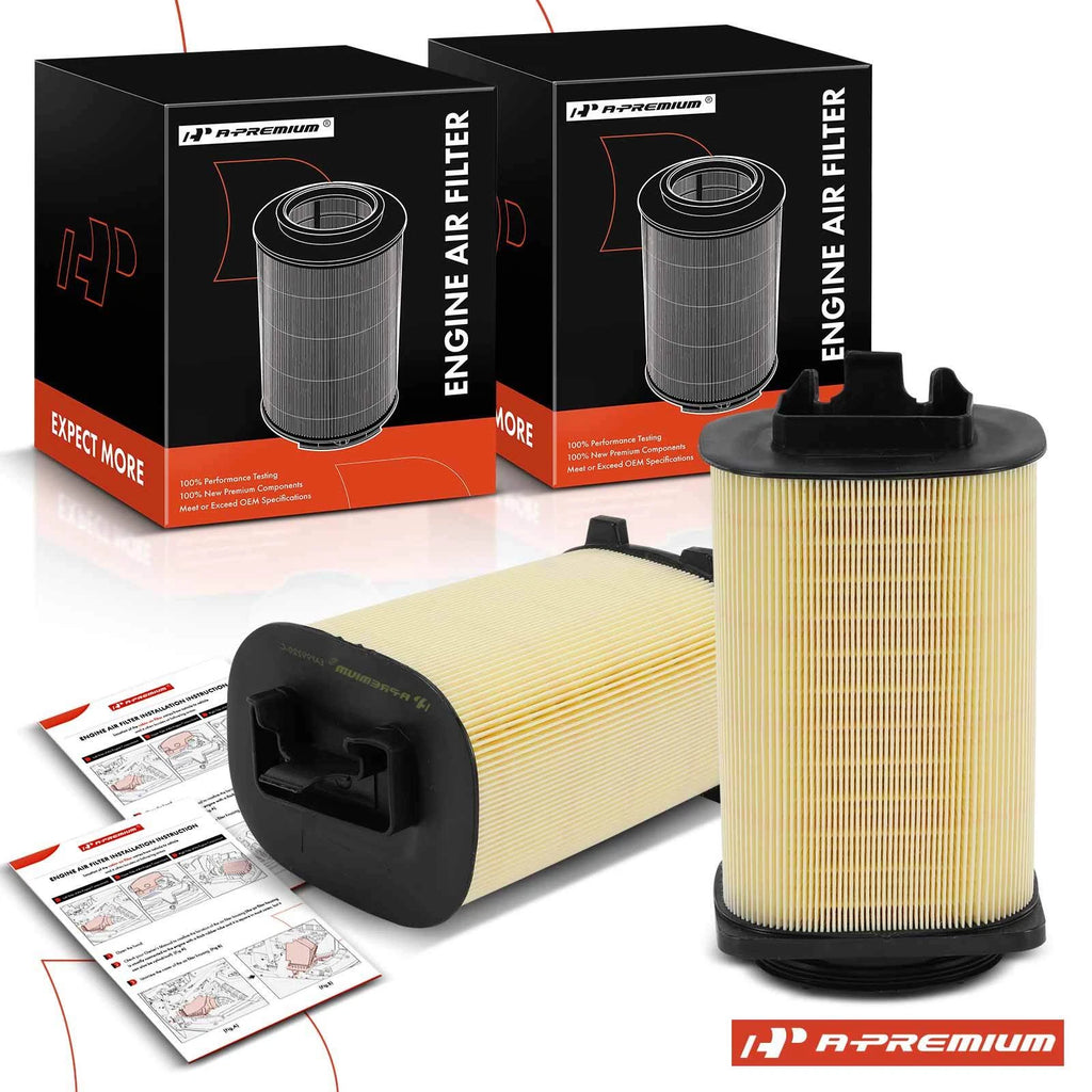 2X Engine Air Filter for Mercedes-Benz E200, GLC250 (2014–2021)